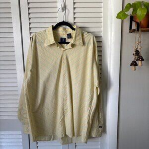 Van Heusen - 100% Cotton Button-down - Size 18-18 1/2